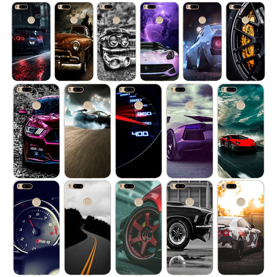 

340FG New Brand Car Speed Yokohama drift Soft Silicone Tpu Cover phone Case for xiaomi redmi mi 8 A1 A2 lite