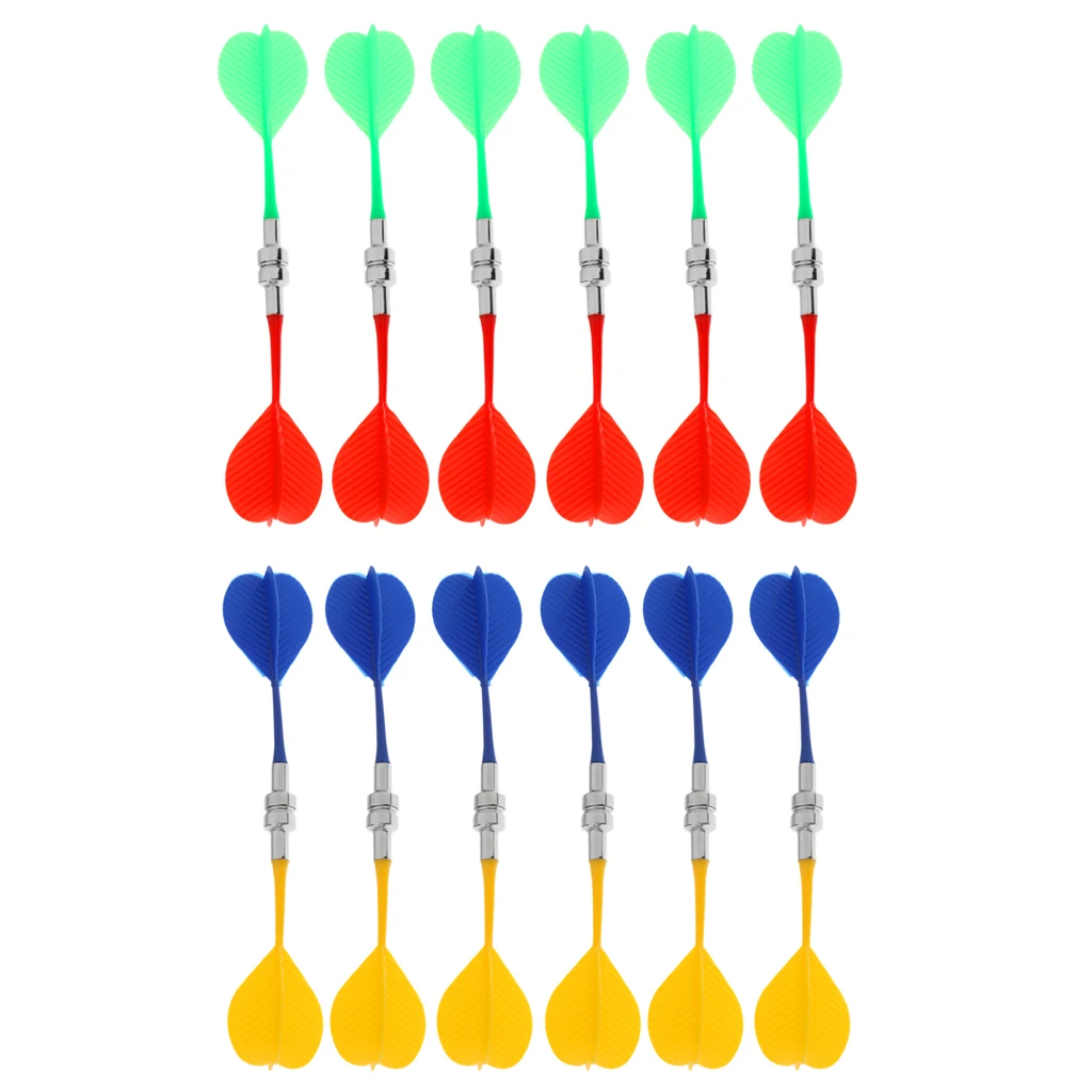 Pack of 12 Magnetic Darts for Magnet  Dart Board - Indoor Game Party Dart Supplies