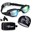 Professional Goggles Anti-Fog UV Protection Adjustable Swimming Goggles Men Women Waterproof silicone Swim glasses Pool Eyewear 1