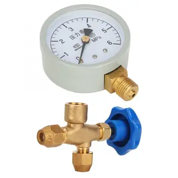

Air Conditioning Refrigeration Three-way Valve Ct-488 (shockproof) Air Conditioning Liquid Pressure Gauge Refrigeration