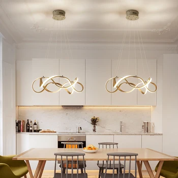 

Lustres LED Ceiling Chandelier Light Lamp LED Large Chandelier Lighting for Living Room Bedroom Modern Fixtures AC85-260V Gold