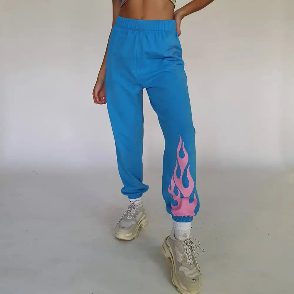 flame track pants