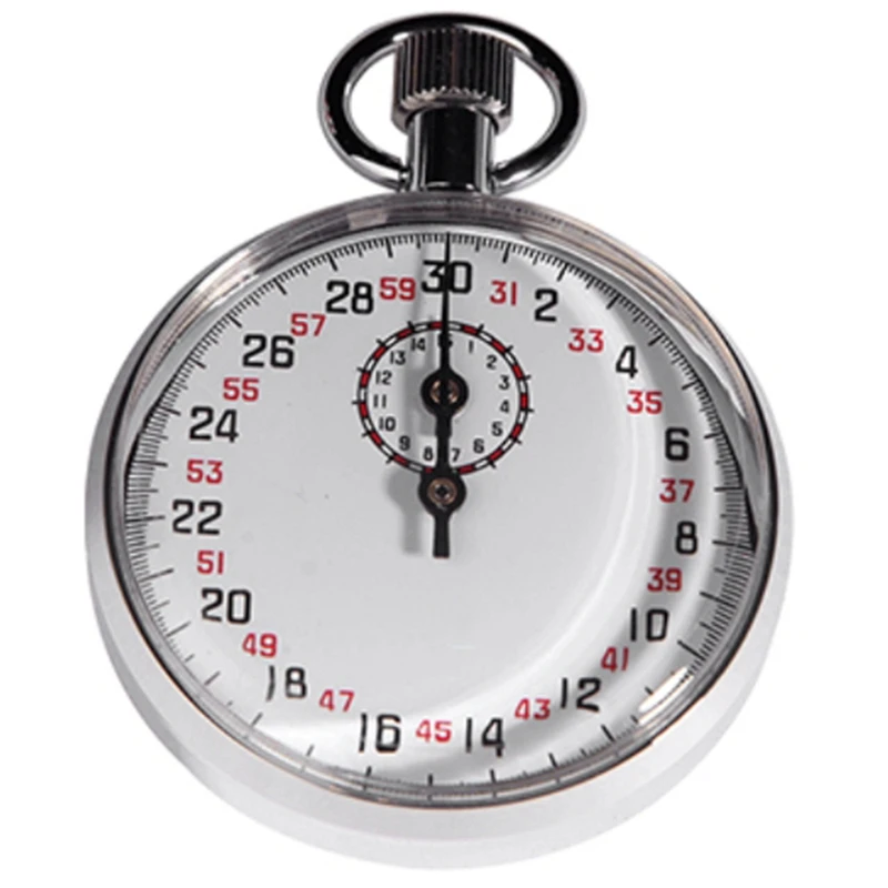 

SXJ504 Mechanical Stopwatch Sports Chronograph Running Timer Handheld with Case Alarm Round Durable Outdoor Portable Accessory