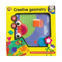Развивающие игрушки головоломки для детей Мозаика Пуговицы Creative Geometry, 3д пазлы,крутые игрушки играть с ребенком,новогодний подарок для малыш, творчество для детей, из России от 2 дня