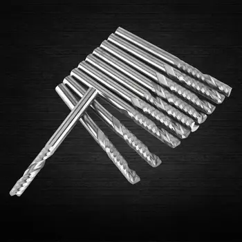 

Tungsten Carbide End Mills Flat Nose Router Single Flute Workshop Tool