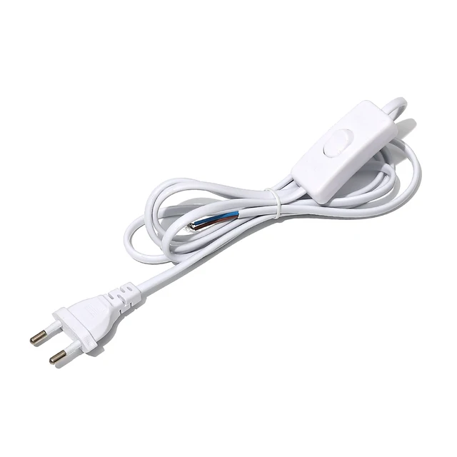 White EU Plug