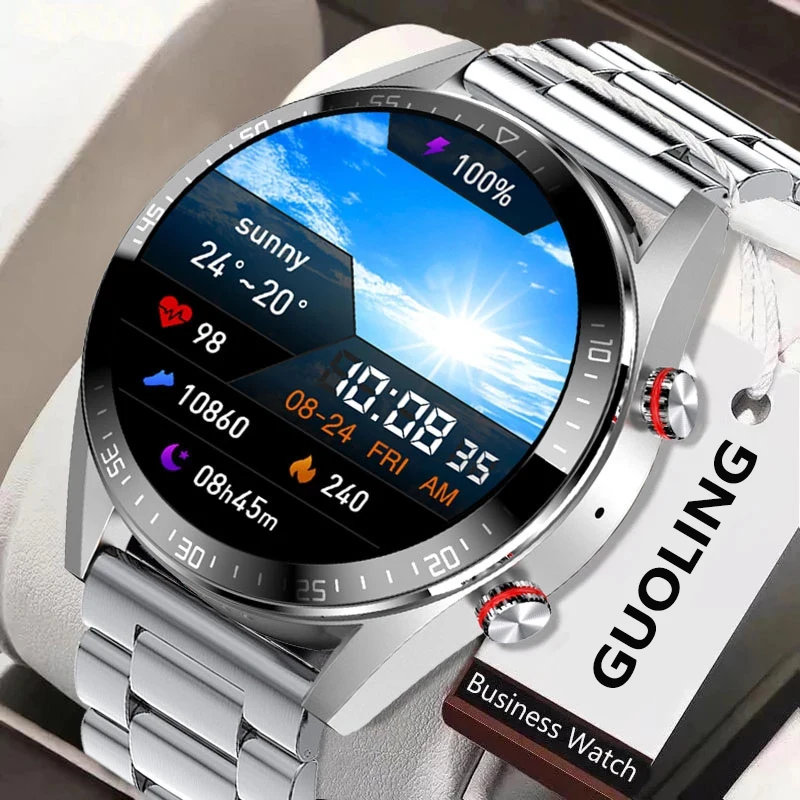 454*454 AMOLED screen smart watch Always display the time bluetooth