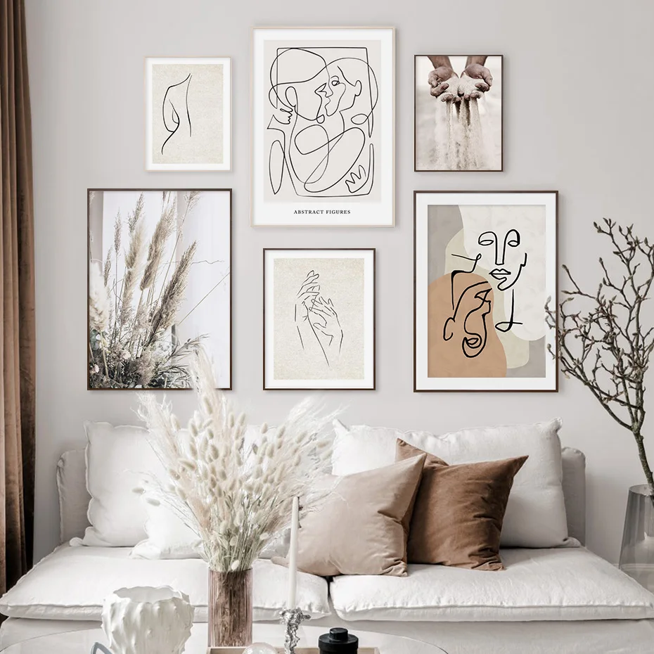 Trendy-Beige-Boho-Style-Sketch-Figure-Abstract-Canvas-Painting-Wall-Art-Picture-Living-Room-Home-Interior (1)