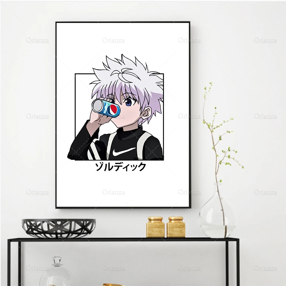 Картина на холсте аниме постер Killua Hunter x домашний декор настенные художественные