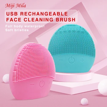 

Miji Mila Hot Silicone Face Cleansing Brush Facial Cleanser Face Scrub Washing Brush Skin cleansing brush