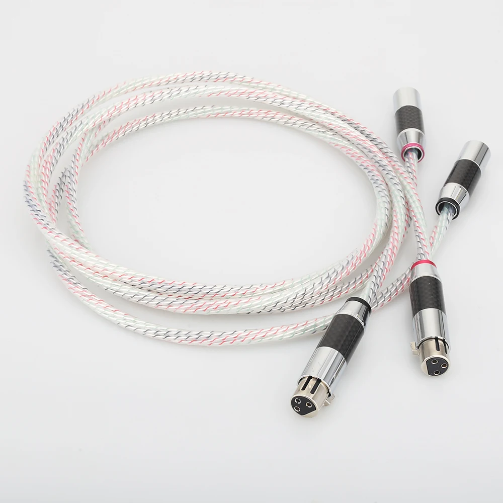  Nordost Valhalla Series XLR Balanced Interconnect Cable With Carbon Fiber XLR Plug 3Pin Male to Fem