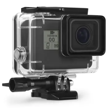 

Accessories for GoPro Hero HD (2018) /6/5 Black Starter Kit Travel Case Small + Housing Case + Screen Protector + Lens Cover +