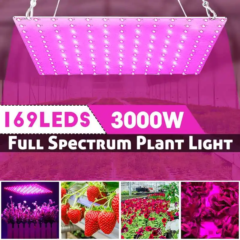 169led 3000w Led Grow Light Full Spectrum Led Plant Grow Light Veg