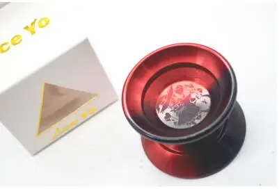 Новое поступление! йо-йо Ace yo gravitation 7075 специальное издание йо-йо Профессиональный спортивный йо-йо металлический шар лучший подарок на Рождество - Цвет: red and black
