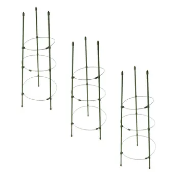 

3 Pcs Conical Shaped Durable Climbing Plants Trellis Garden Trellis Tower Trellis for Flowers