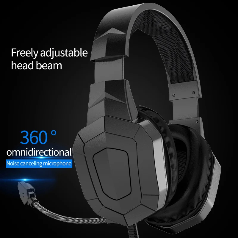 High Quality PC Gaming Headset Gamer Wired Headphone With Microphone Music Stereo Bass Helmet For Phone Computer Kids Earphone