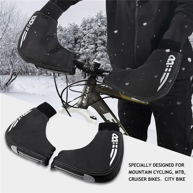 Зимние Тепловые перчатки для горного велосипеда, ветрозащитные водонепроницаемые теплые перчатки для верховой езды, ручные перчатки 8