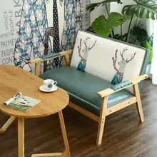 Десерт креативный Простой Досуг личности свежий на две карты диван в молочном чайном магазине стол и стул сочетание чистая красное кафе