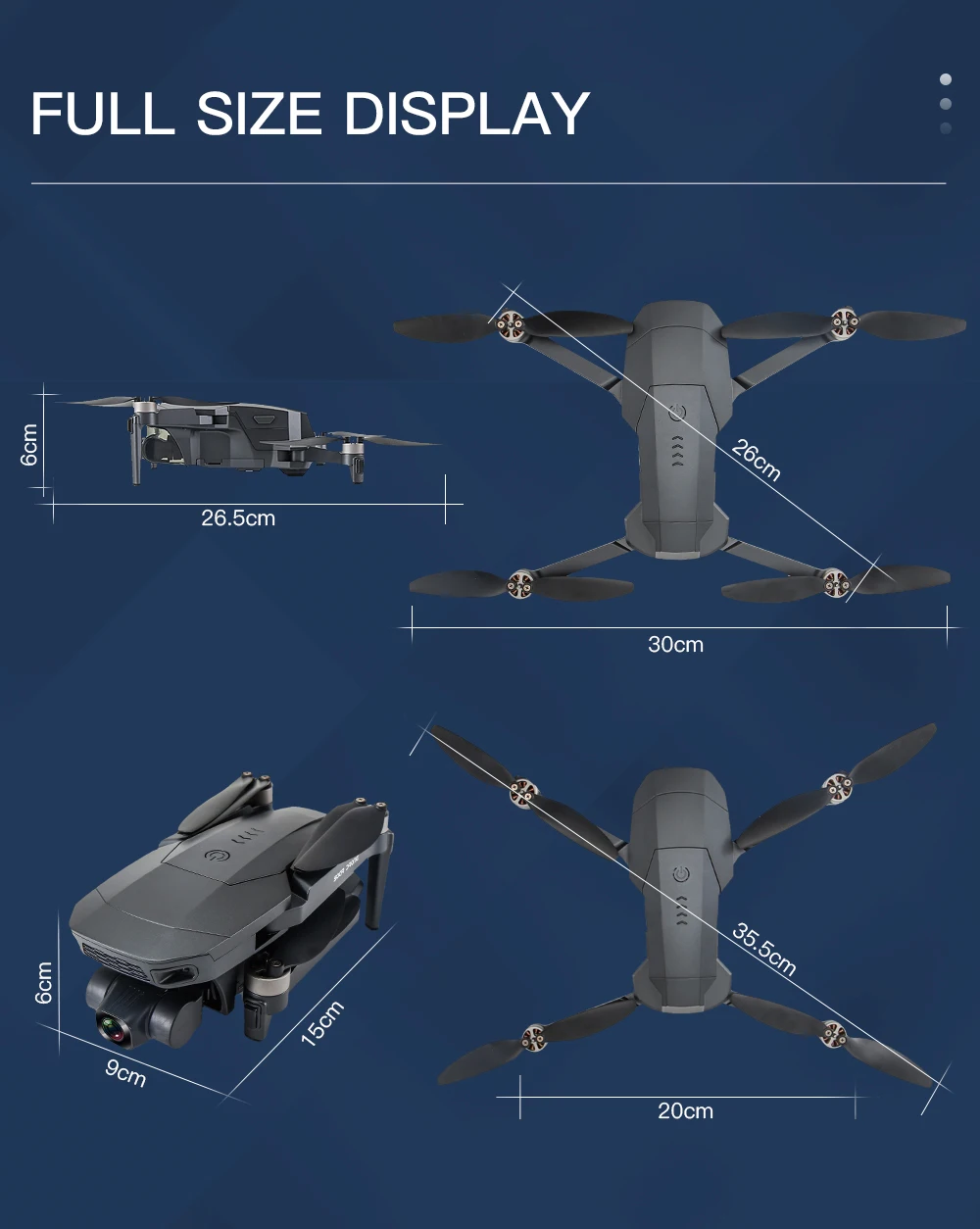 SG907 MAX Drone, low power return, no signal at take-off point .