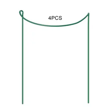 

4pcs Iron Flower Stand Garden Plant Flower Vine Rack Climbing Planter Trellis Support Metal Flower Plant Display Bracket