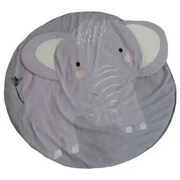 

Baby Infant Play Mat Kids Crawling Carpet Rug Round Soft Newborn Bedding Blanket 23GD