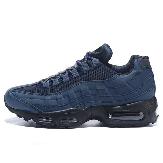 Новинка; Air Og Max 95; темно-синие спортивные ботинки высокого качества; Chaussure 95 s; прогулочные ботинки; мужская повседневная обувь; женские кроссовки