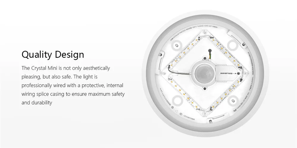 Xiaomi Yee светильник, мини-датчик, потолочный светильник, кристалл, датчик y, светильник, мини-движение человеческого тела, умный ночной Светильник для балкона, коридора