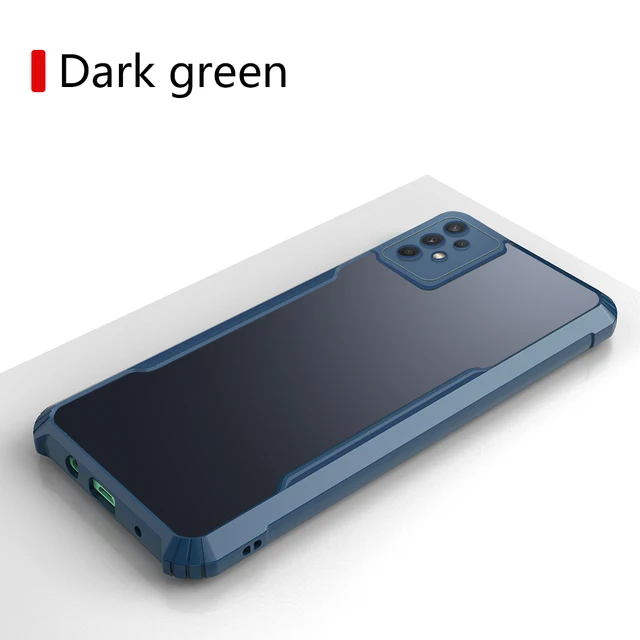 For Samsung Galaxy A72 A71 A52 A51 4G A50S A42 A32 A31 A21S A12 A10S A02 A30 A20 case clear armor shockproof acrylic phone cover 2