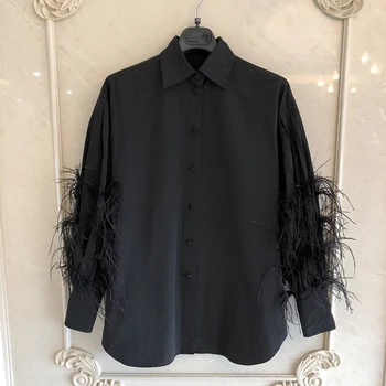 

2020 cotton Shirt Women Tops and Blouses Korean Vintage Blouse Women Spring Autumn black Blusas Mujer De Moda