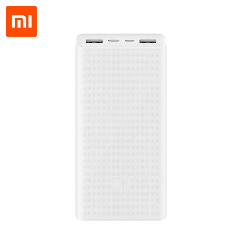Внешний аккумулятор Mi Xiaomi 20000 мАч 3 типа C поддержка двухсторонней быстрой зарядки