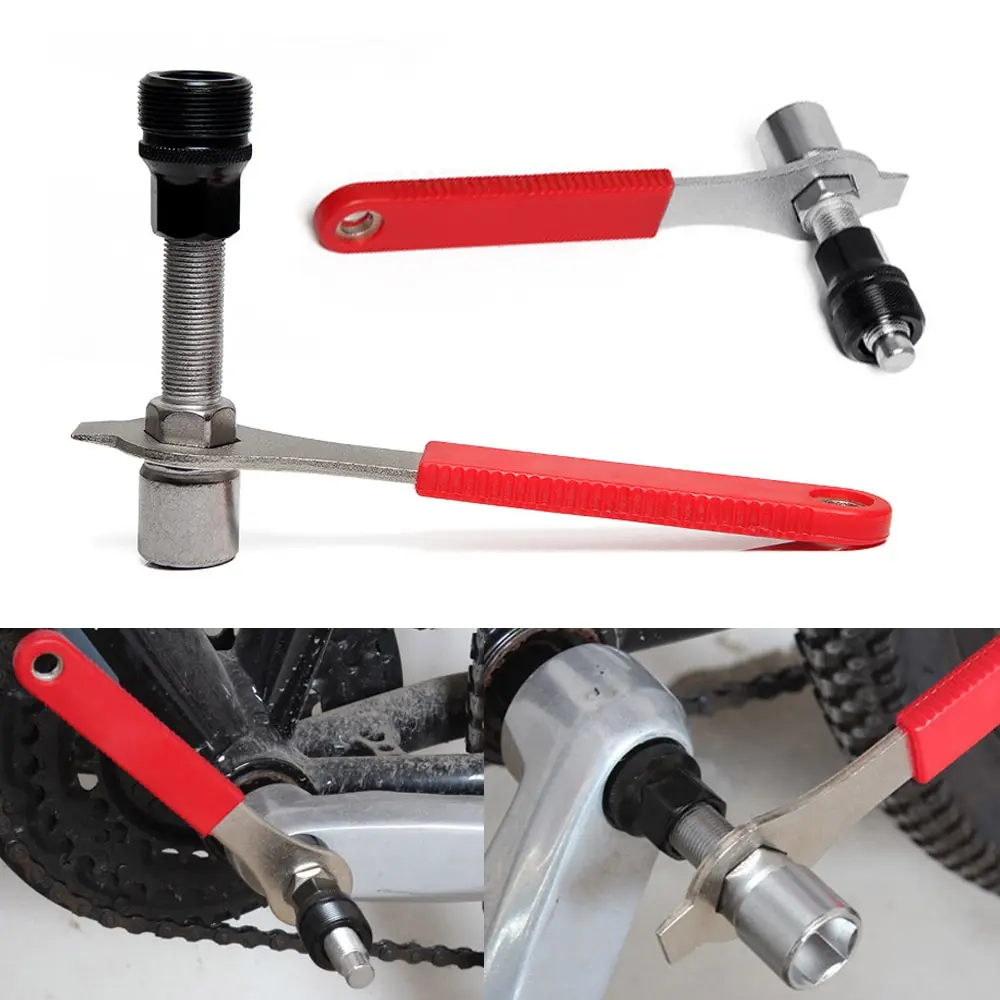 

Bicycle Bottom Bracket Crank Disassembling Tool Square Hole Splined Crankset Bike Crank Repair Removal Tools