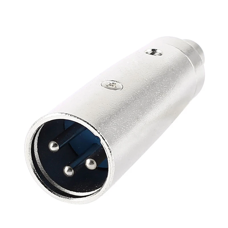 

RCA Female Jack to 3-Terminal XLR Male F/M AV Adapter Microphone Mic Cable Audio Signal Connector Converter Silver