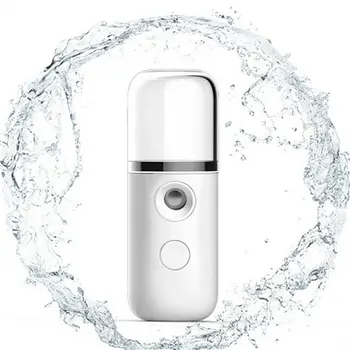 

Humidifier Vaporizer Portable Diffuser Water Alcohol Sanitizer Oil Rechargeable Easy to Carry Summer Water Supply Beauty