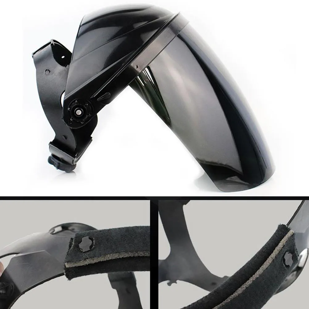 Guard Full Face Safety Soldering Anti Splash Protective Mask Portabe Brush Cutter Welding Helmet Tool Head-mounted Hat Electric