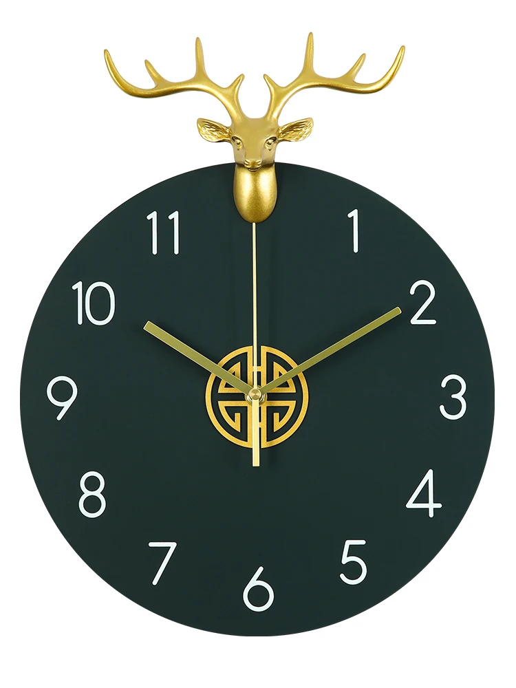 Креативные скандинавские настенные часы металлические для гостиной домашние с