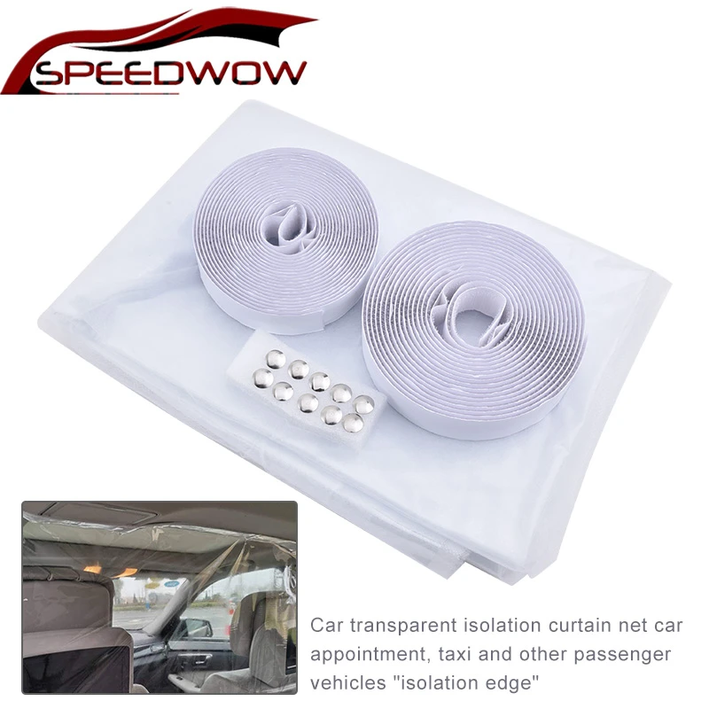 Car Antivirus Protection Partition Screen Taxi Driver Cab Isolation Film Transparent Anti-droplet Protective Interior |