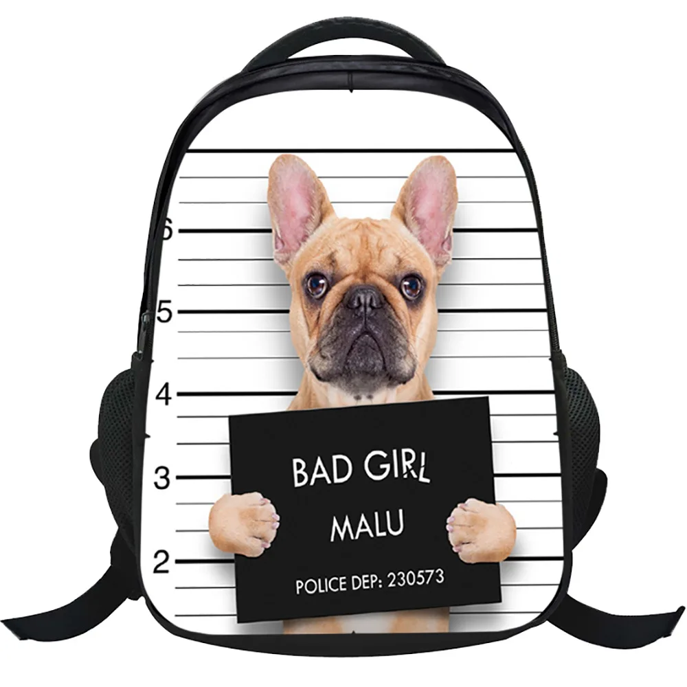 

Dog School Bag Young STUDENT'S BOY'S 1-2-4 Grade Kindergarten 4-10-Year-Old Burden Relieving Spine-Cartoon Backpack