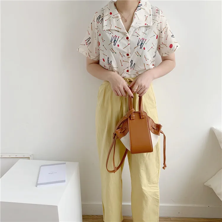 Модная Корейская версия новой pu женской сумки сумки с вышивкой хит цвет одно плечо Большая вместительная сумка-мешок