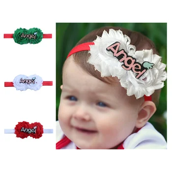 

Baby Kids Elastic Floral Christmas Stretch Headband Photo Prop Gift Hairband Hair Band Accessories Headwear Christmas Hairbands