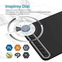 HUION Graphics Tablet Q620M Wireless Drawing Tablet 10.5*6.56 Inch Dial Controller Digital Pen Support Android Linux MacOS 2