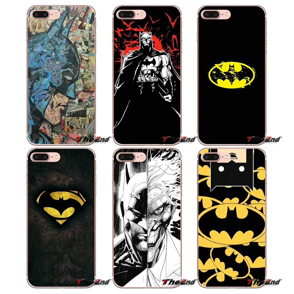 

Dc Comics Batman Joker super hero Soft Case For Samsung Galaxy S9 Plus Note 8 One Plus oneplus 5T Meizu M5s LG V30 HTC U11