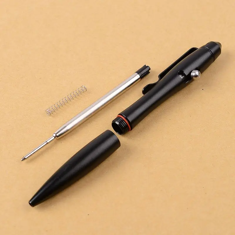 Practical Solid Aluminum Alloy Gel Ink Pen Retro Bolt Action Writing Tool Supply 3