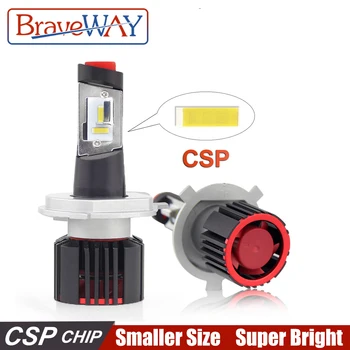 

BraveWay Super LED CSP Chip Led Bulb H4 H7 H11 9005/HB3 9006/HB4 H8 LED Lights for Auto Car Lamp for Car Headlight Bulbs H11