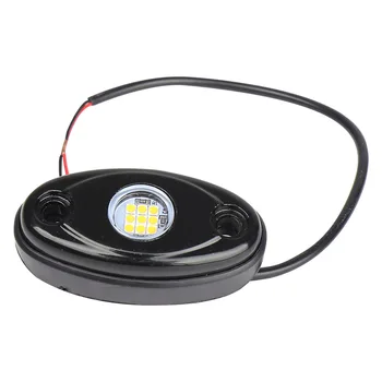 

2pcs Trail Rig Lamp Truck Boat Shockproof Underbody Glow Waterproof LED Rock Light Jeep ATV SUV Offroad Chassis For Car