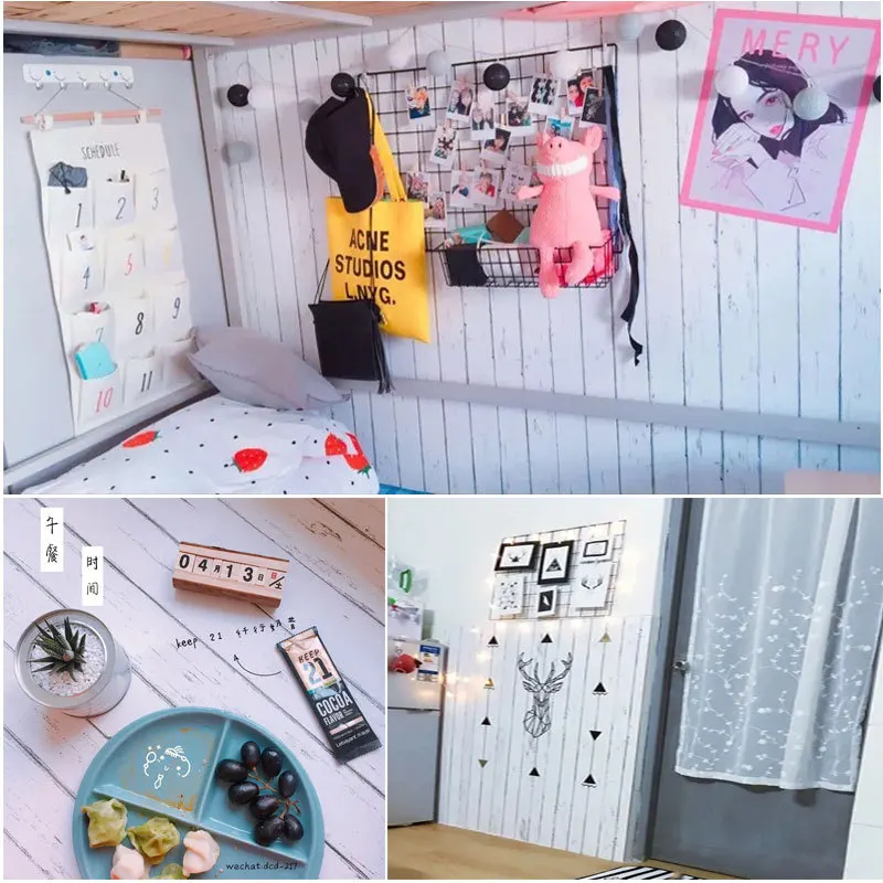 Водонепроницаемые виниловые обои из ПВХ с имитацией кирпичной древесины