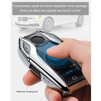 

Touch Screen Car Key Case Cover Remote Key Protector For BMW 7 Series 740 6 Series GT 5 Series 530i X3 Car Styling
