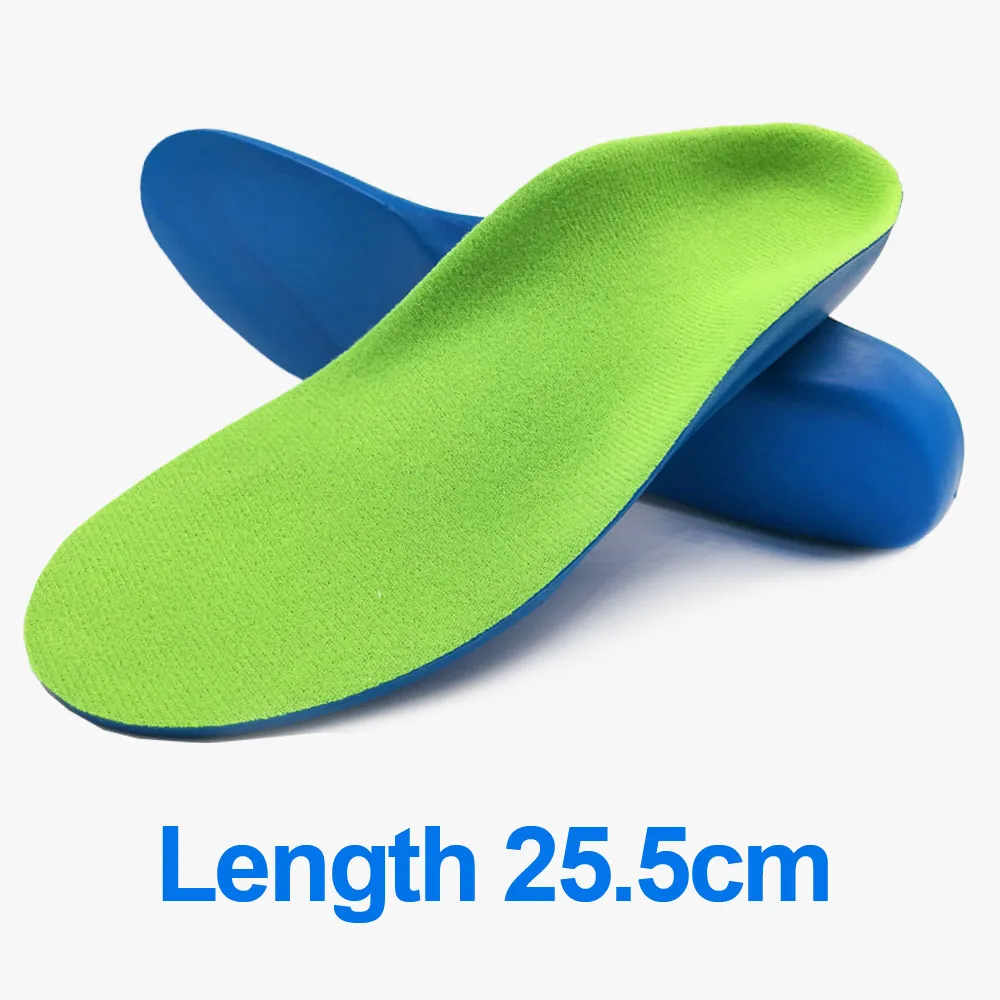 EVA 3D ортопедические стельки Плоскостопие для детей и детей супинатор стелька для ног быка детская ортопедическая обувь Уход за ногами вставка - Цвет: Length 25.5cm