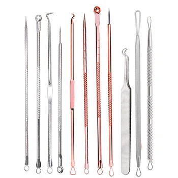 

Blackhead Tool Face Cleaning Care Acne Remover Needle Comedone Extractor Black Head Removal Acne Pore Pimple Remover Tool 1 Set