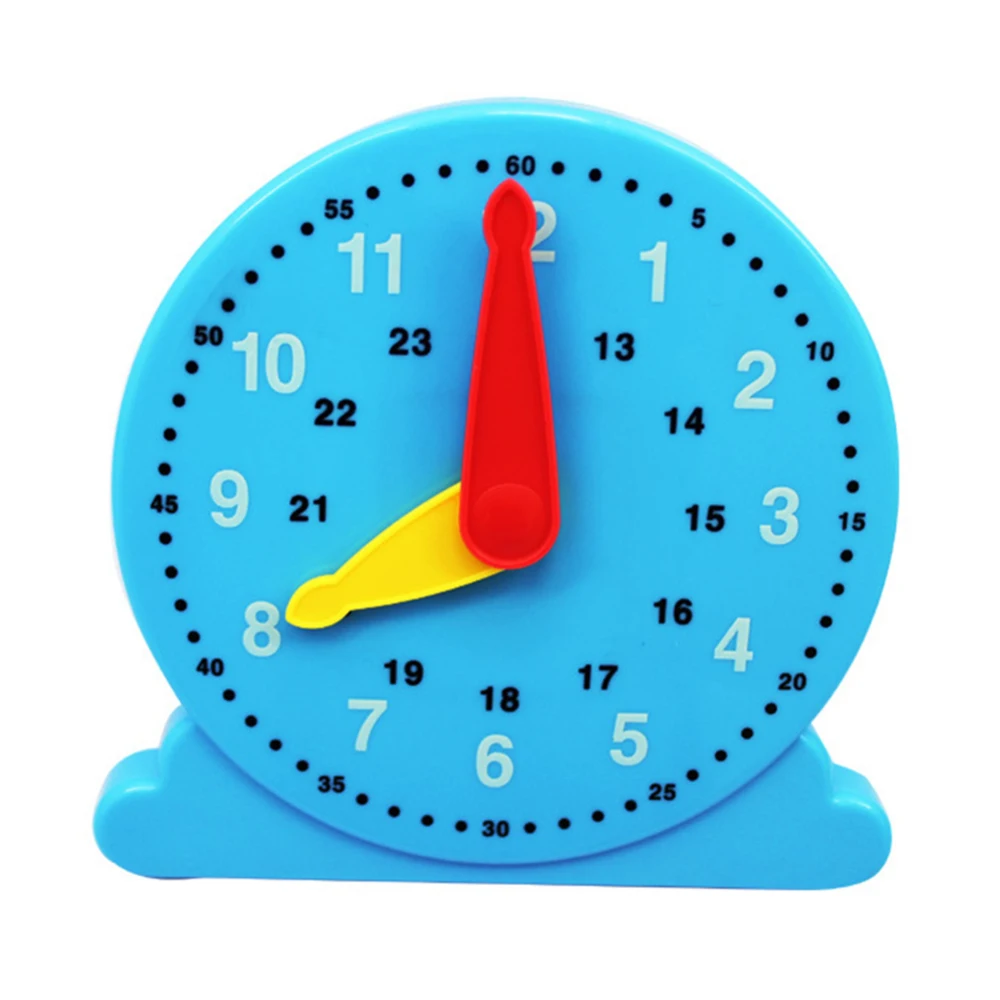  Early Education Teaching Toys 14.7*14*2.5 cm Learn Time Clock Plastic Baby Model Toys For The Child - 4000055032580