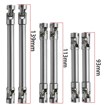 Stainless Steel Drive Shaft for 1/10 RC Crawler TRX4 TRX6 Axial SCX10 III RBX10 RR10 Wraith Capra D90 RC4WD Redcat GEN8